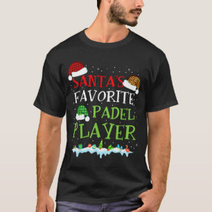 Coach Favorite s Player Padel Santa Padel Fun Laug T-Shirt