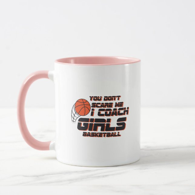 Coach Girls Basketball Sport Gift Mug (Left)
