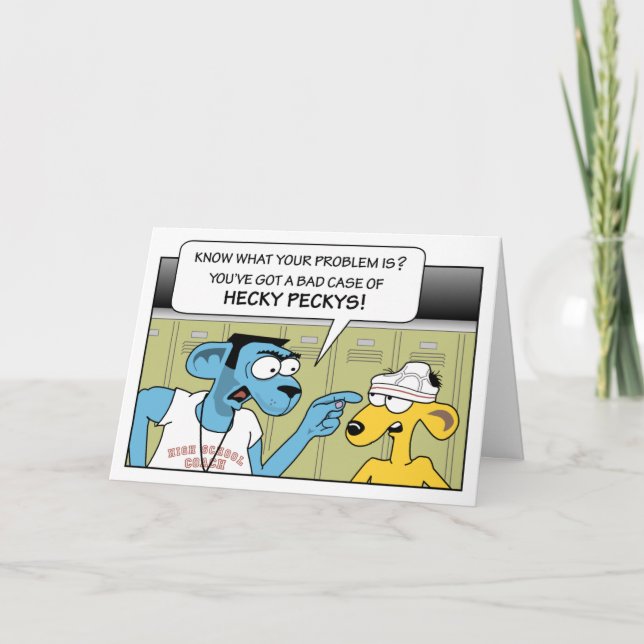 Coach Has Your Cure Get Well Card (Front)