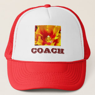 COACH Hats custom Sports Team hats Red