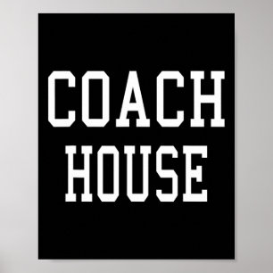 Coach House Custom Footbyll Soccer Bysebyll Team Poster