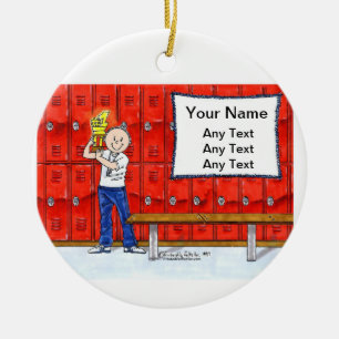 Coach - Male Ceramic Tree Decoration