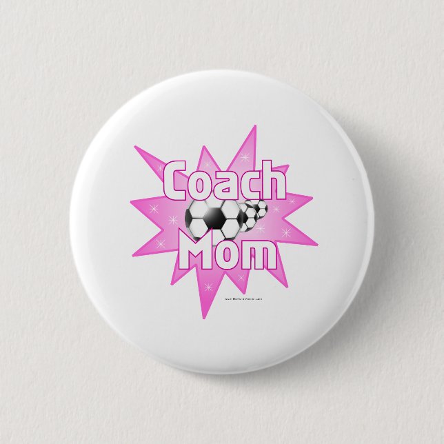Coach Mum 6 Cm Round Badge (Front)