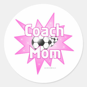 Coach Mum Classic Round Sticker