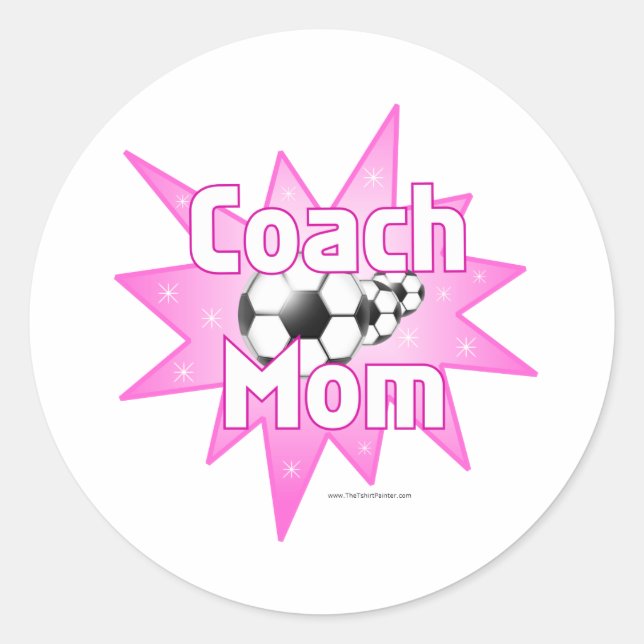 Coach Mum Classic Round Sticker (Front)