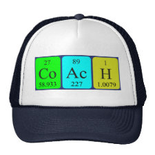 Periodic table Coach hat