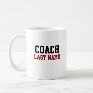 Coach Personalised Last Name Coffee Mug
