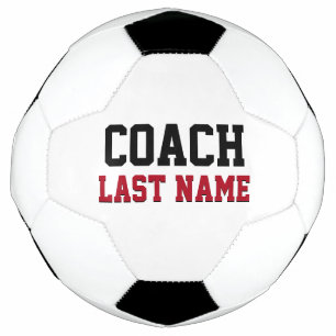 Coach Personalised Last Name Football