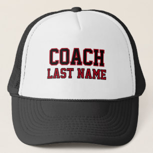 Coach Personalised Last Name Trucker Hat