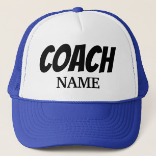 COACH PERSONALIZED TRUCKER HAT