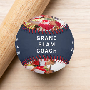 Coach Photo Blue Baseball
