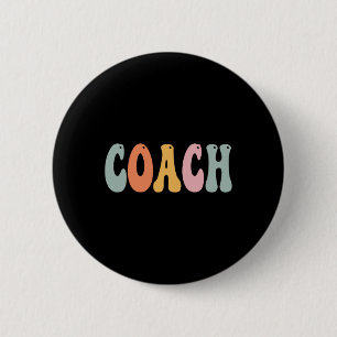 Coach Retro Groovy Vintage Women Happy First Day O 6 Cm Round Badge