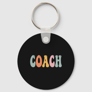 Coach Retro Groovy Vintage Women Happy First Day O Key Ring