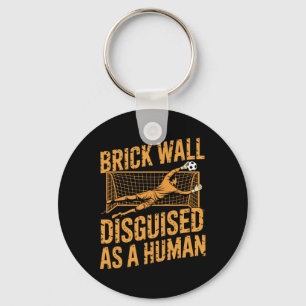Coach Soccer Player, Brick Wall Disguised As A Hum Key Ring