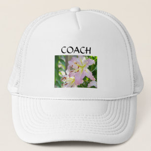 COACH sports hats Womens Ladies Pink Lilies