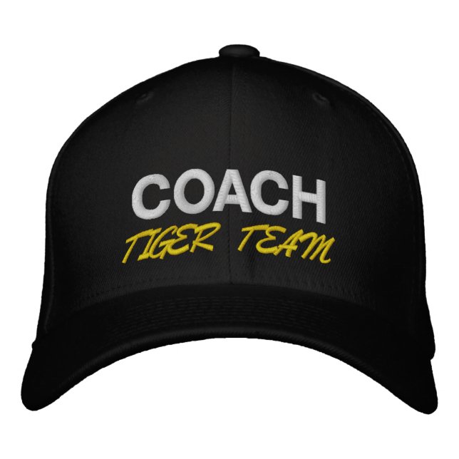 Coach Sports Team Embroidered Hat (Front)