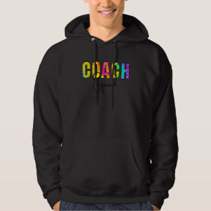 Coach Squad Tie Dye Appreciation Day Hello Back To Hoodie