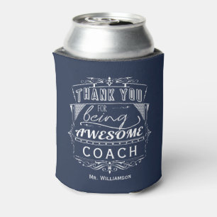 Coach Thank You Appreciation Can Cooler