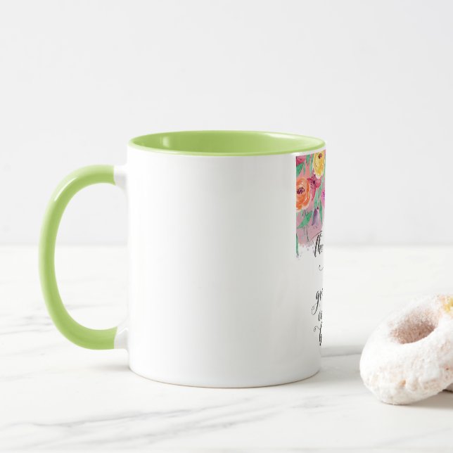 Coach thank you gift Coach appreciation Gift Mug (With Donut)