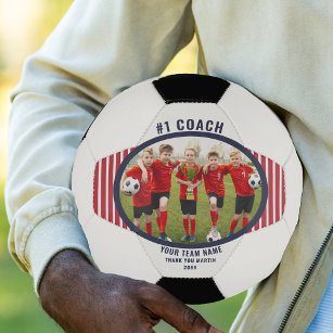 Coach Thank You Team Photo Personalised Football