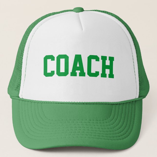 COACH Trucker Hat {Green} (Front)