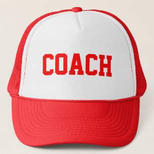 COACH Trucker Hat {Red}