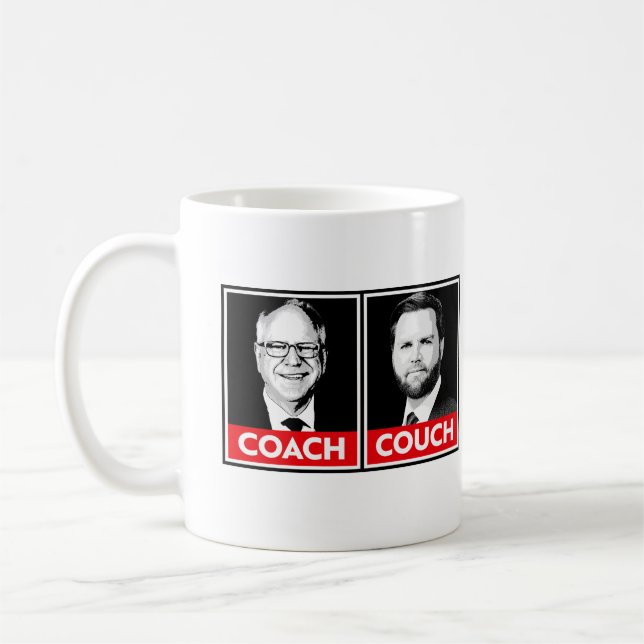 Coach vs Couch Coffee Mug (Left)