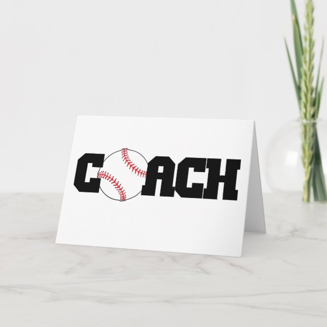 Coach with Baseball as the O Card (Front)