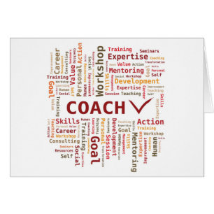 Coach Word Cloud Orange Brown Colours