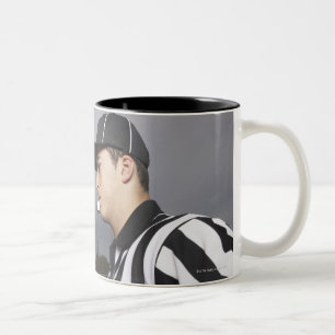 Coach Yelling at Referee Two-Tone Coffee Mug