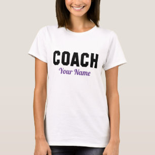 Coach Your Name T-Shirt