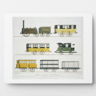 Coaches Employed on the Railway, plate 7 from 'Liv Plaque