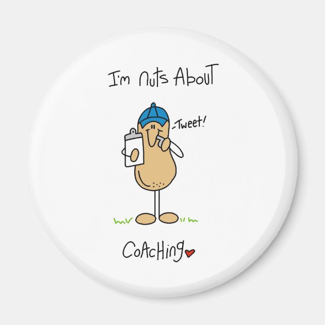 Coaching Nut Magnet (Front)