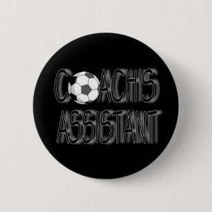 coach's assistant 6 cm round badge