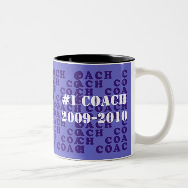 Coach's Mug - Purple Letters changeable background (Right)