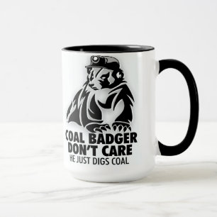 COAL BADGER MUG