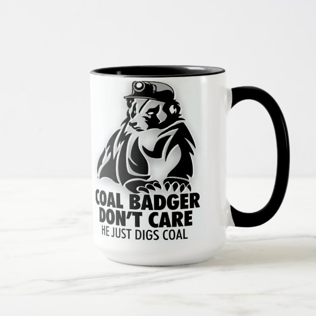 COAL BADGER MUG (Right)