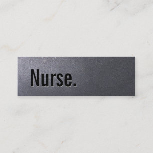 Coal Black Nurse Mini Business Card