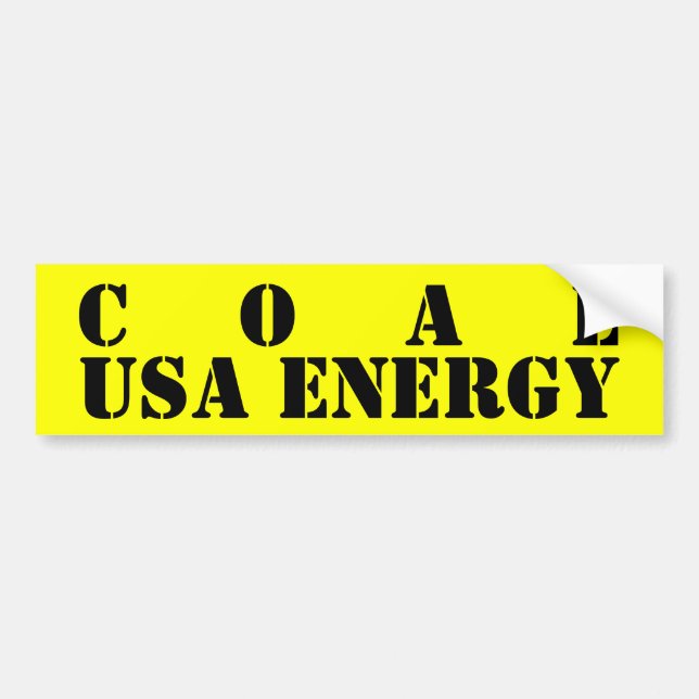 COAL BUMPER STICKER (Front)