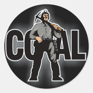 COAL CLASSIC ROUND STICKER