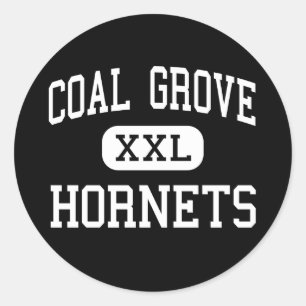 Coal Grove - Hornets - High - Coal Grove Ohio Classic Round Sticker