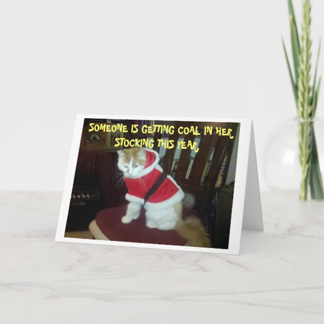 Coal in your Stocking card (Front)