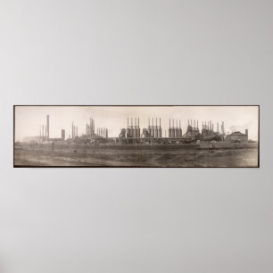 Coal Iron Furnaces, Birmingham, ALYard Long Photo Poster