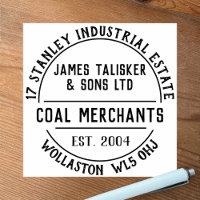 Coal Merchants Rubber Stamp