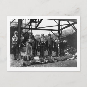 Coal Mine Life Savers, 1910 Postcard