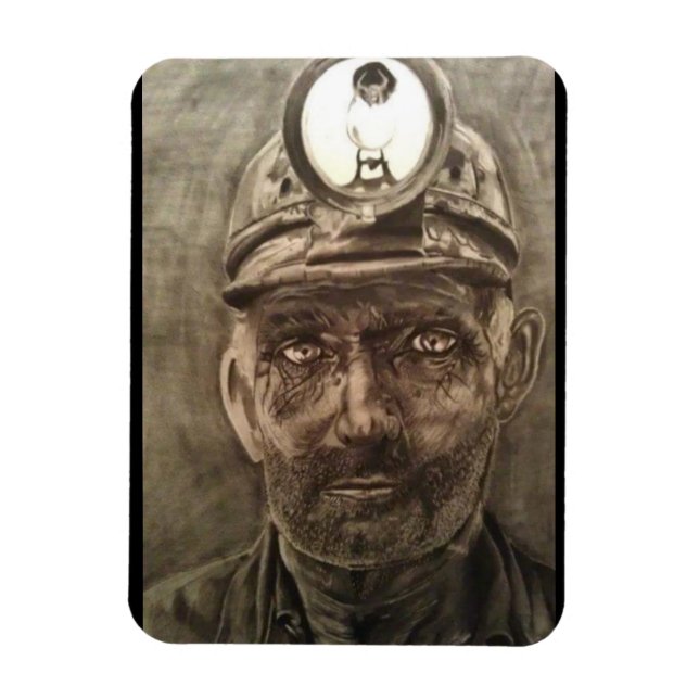 Coal Miner Magnet (Vertical)