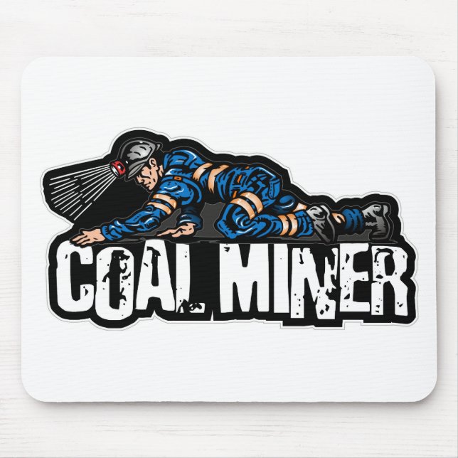 COAL MINER MOUSE MAT (Front)