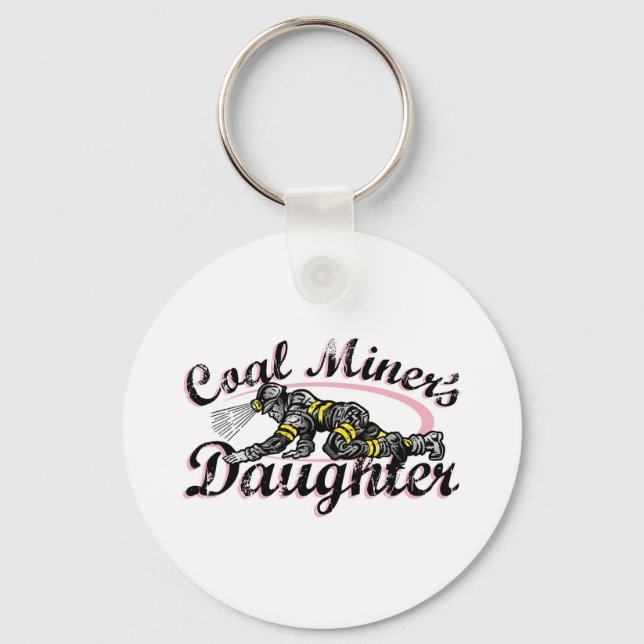 coal miner's daughter key ring (Front)