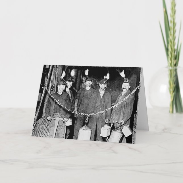 Coal Miners - Greeting Card (Front)