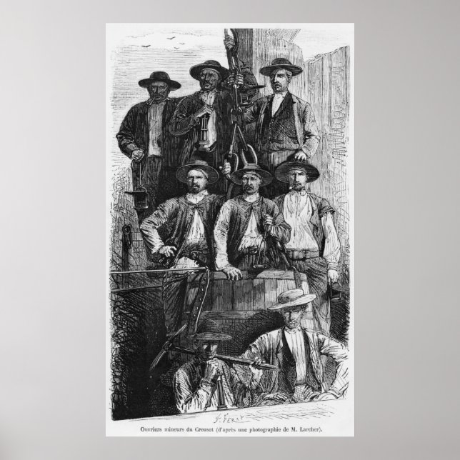 Coal Miners of Le Creusot during the Second Poster (Front)